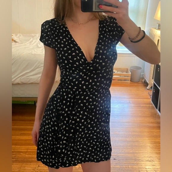 Brandy Melville Wrap Dress - Picture 2 of 2